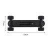 MTSDM Hip Thrust Belt, Portable Adjustable Exercise Hip Thrust Belt,