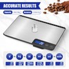 Digital Kitchen Scale, 33lb Capacity, Stainless Steel & Tempered Glass,