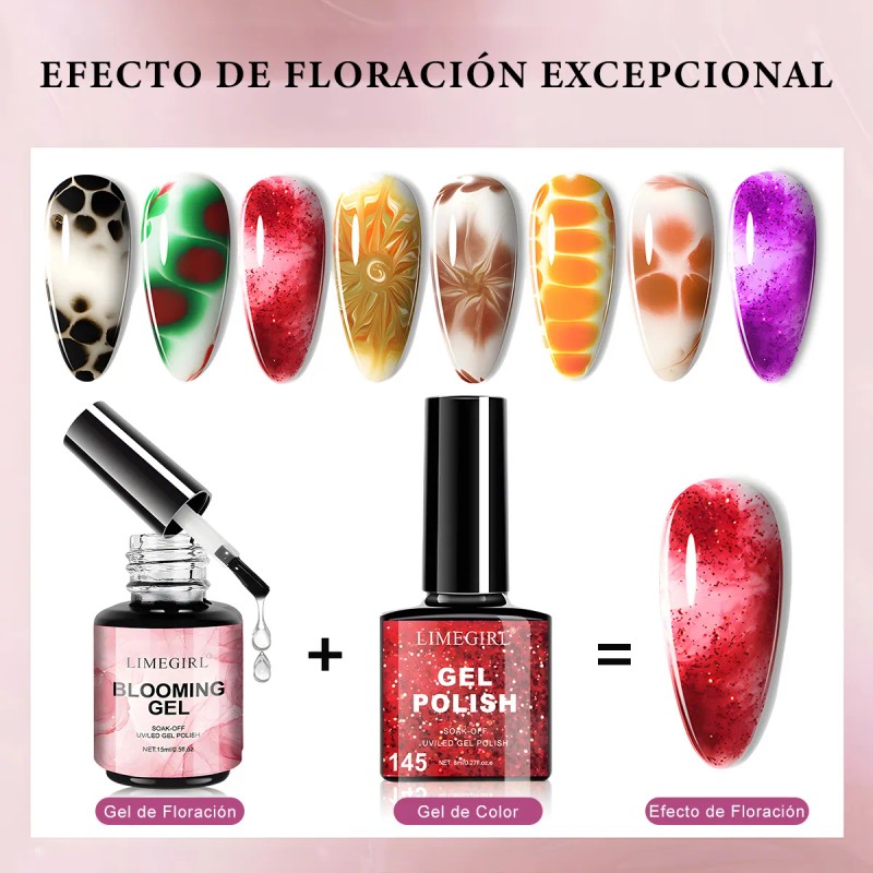 Esmalte Uv Gel Bsoon Verde Set 11 Pzs 8 Ml