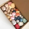 Colorful Stacking Stone Building Blocks Educational Toys Cognitive Old People
