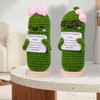 CoFuBcad Handcrafted Emotional Support Cucumber Gift, Cute Crochet Potato Knitted