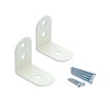南海puraiuddo Angle L Shape Hardware, White, 40 X 40 mm