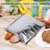 Keenso Picnic Aluminium Foil Insulated Bags, Pack of 5 Camping