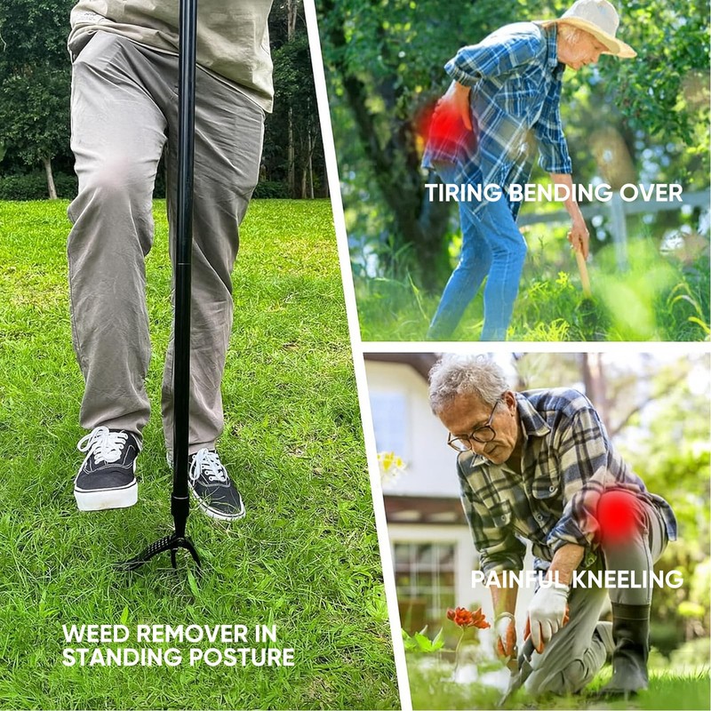 ZALAOR Weed Puller Tool for Garden – Stand Up Weed
