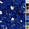 Celestial Fire Glass High Luster, 1/2" Reflective Tempered Fire Glass