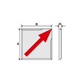 JUE Thermal Aluminum Plate (Stick Type) A35B 35 X 35 X 3