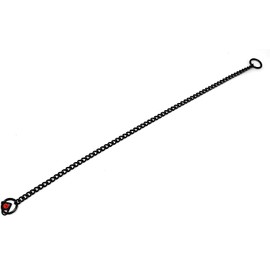 Herm Sprenger Black Stainless Steel Choke Dog Training Collar No-Pull Slip Chain for Small Medium Large Dogs for Easy Control Show Chain Collar Made in Germany 2mm 16in (40cm)