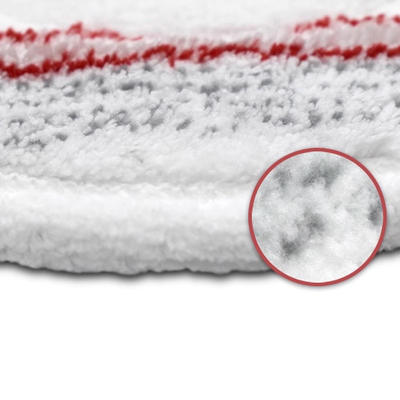 2 Pieces Microfiber Floor Mop Washable and Reusable Mop Head