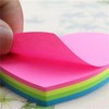 Heart-Shaped Sticky Note Cube Super Sticky Removable Notes Pad (1)