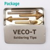 5PCS Plastic Welding Tips,Soldering Iron Gun Tips with a Storage