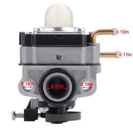 753-06258A 75306258A Carburetor Carb with Air filter Primer Bulb for 753-06258 Ryobi RY252CS RY253SS RY251PH RY254BC 2 Cycle 25cc Gas String Trimmer Replace # 75306258A