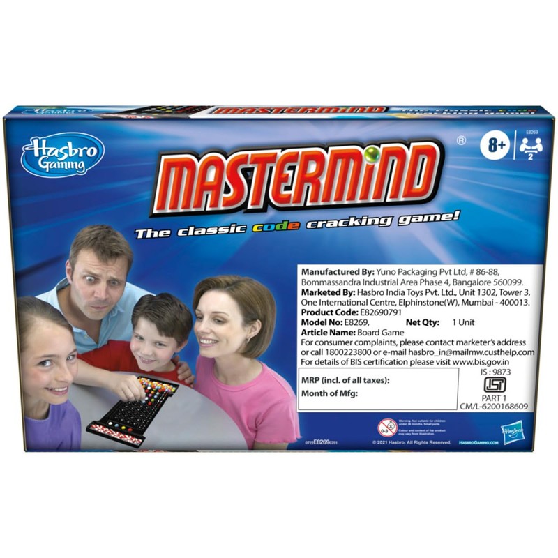 Hasbro Mastermind The Classic Code Cracking Game For Ages 8