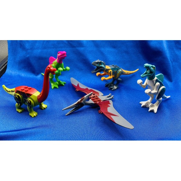 Dinosaur Building Bricks and Blocks toys- See Pics.
