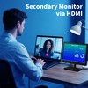 Jexiop 12.5 inch Security Monitor,Small Monitor with Speaker,Remote Control/HDMI/VGA/BNC/RCA Interfaces