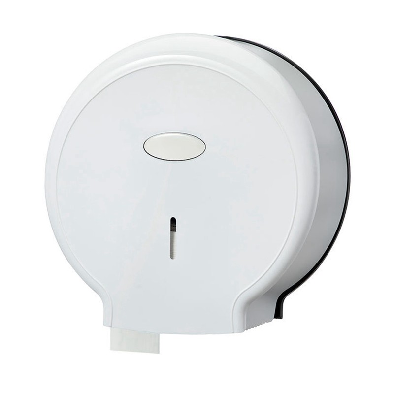 Jumbo Toilet Paper Roll Dispenser Punch Free Waterproof Wall Mount