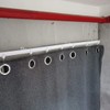 KXLIFE Wall Mount Brackets for Flexible Curtain Track, Bendable Curtain