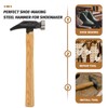 Tofficu Shoe Repair Hammer with Comfortable Grip Durable Handle Tack