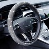 Limsas Bling Rhinestone Steering Wheel Cover with Crystal Diamond for