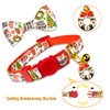 2 Pack Christmas Cat Bow Tie Collars with Bell –