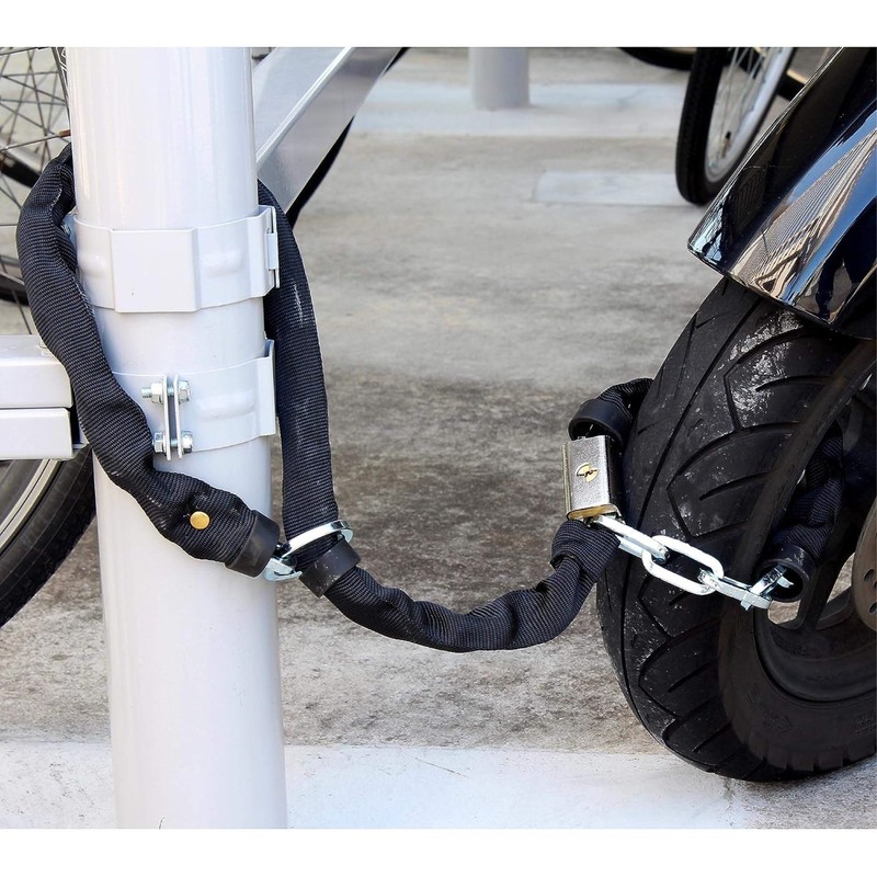 Wake Industry IB-146 Security Chain Lock, Silver, For Chain Diameter