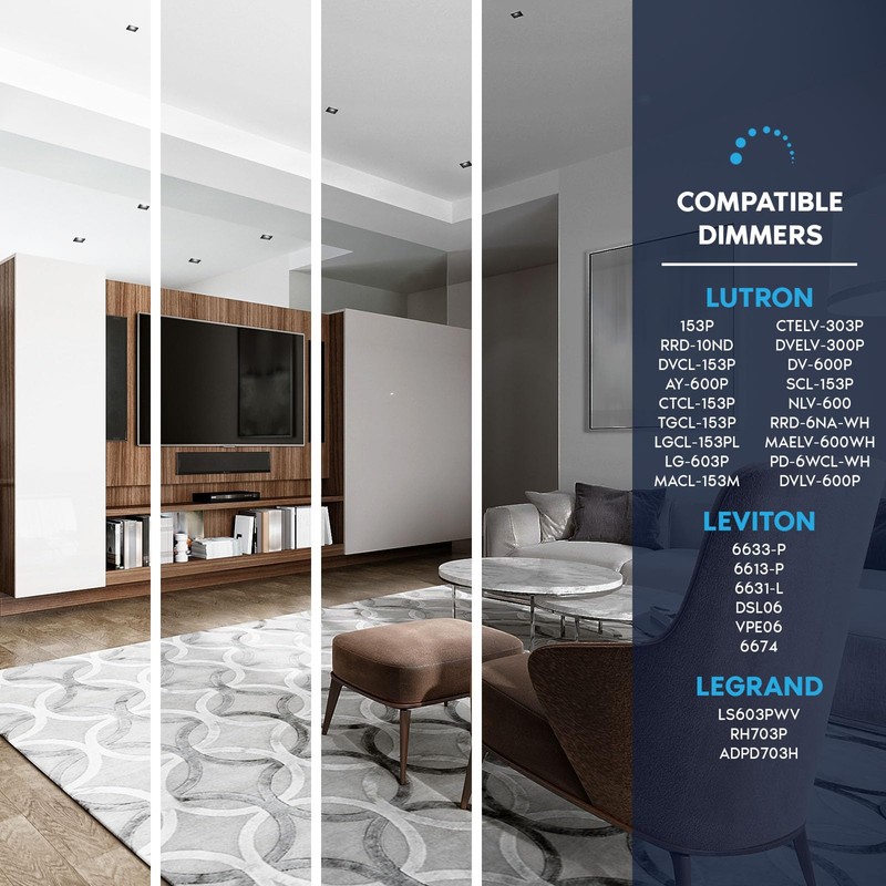 LUXRITE 4 Inch Square LED Recessed Ceiling Light with J-Box,