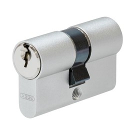 ABUS Short Cylinder TI11 ST 25/25 - Door Cylinder for Glass Doors, Metal Doors and Thin Entrance Doors - Different Locking - Lock Cylinder with 3 Keys
