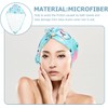 PRETYZOOM Toallas Secas de Microfibra 2piezas para Cabello, Secado Rápido