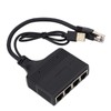 Gigabit Ethernet Splitter 1 in 4 Out 1000Mbps RJ45 Cable