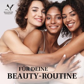 Biotin, Zinc & Selenium - 10,000 mcg Biotin, 10 mg Zinc Bisglycinate, 55 µg Selenium - 365 Vegan Tablets - Hair Vitamins in Annual Supply - for Hair, Skin & Nails - No Additives - Balanced Vitality