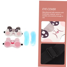 ORFOFE 2Pcs Eye Mask Lovely Sleeping Masks for Travel Cute Cold Compress Eye Covers Light Blocking Sleep Accessories for Adults for Sleeping and Relaxation