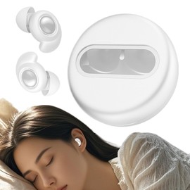 Noise-Cancelling Earbuds Sleeping | Sleep Noise Cancelling Earbuds - Wireless 5.3 Technology Sleeping Earplug 35dB Reduction Headphones for Airplane Travel Construction