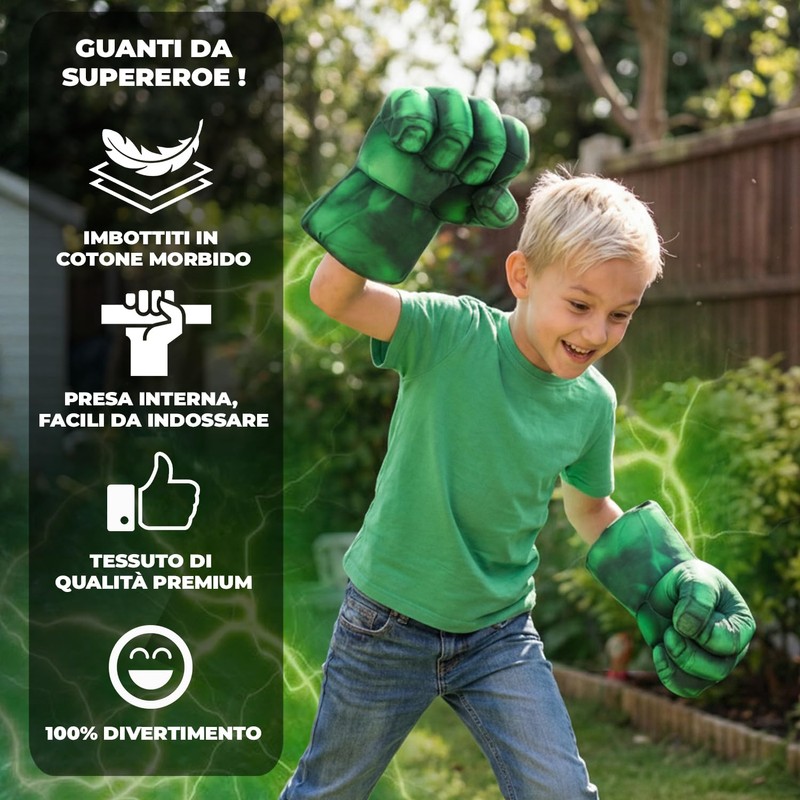 Guanti da Boxe giganti di Hulk | Supereroi | Giocattoli
