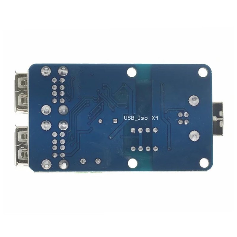Funsto USB Isolator, 4-Port USB 2.0 Hub with 2500V Isolation,