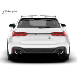 Elektroplate Golfer Swing All Metal Emblem for Automotive | Car Size at 3" x 3" | Weatherproof