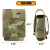 KRYDEX Handcuff Holder with MOLLE and Belt Loop Molle Handcuff
