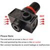 YSIL Air Compressor Pressure Regulator With Bracket and Gauge Female
