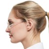 OCCI CHIARI Makeup Reading Glasses Women Magnifying Flip Lens Makeup