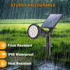 WELALO Solar Spot Lights Outdoor Waterproof for Flag, [2 Pack/4