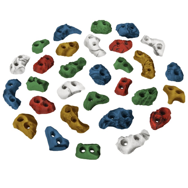 ALPIDEX Climbing Holds, Climbing Stones, Steps, Size XS - 15,