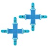 BOXOB 2pcs Bed Sheet Detangler, Blue Sheet Detangler Fitted Sheet