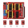 Witbot CNC Shield Expansion Board+drv8825 Stepper Motor Driver+Heat Sink for