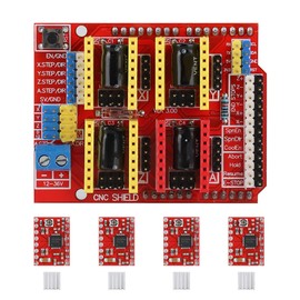 Witbot CNC Shield Expansion Board+drv8825 Stepper Motor Driver+Heat Sink for Arduino V3 Engrave
