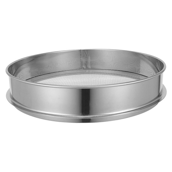 Yardwe Garden Soil Sifter Stainless Steel Mesh Sifter, Garden Potting