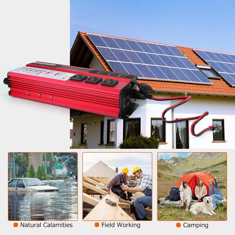 2000 watt Solar Power Inverter, Solar Power Inverter 12V DC