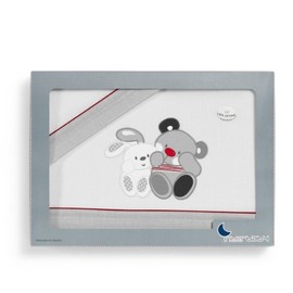 Interbaby Friends Bedding Set – for maxicuna, Grey