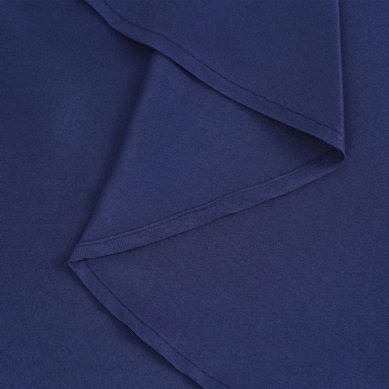 Zdada Blue Round Table Cloth, 274cm/108Inch Large Circular Table Cloths,