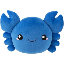 Ganz H14983 Squishy Squad Crab, Blue, 11-inch Width