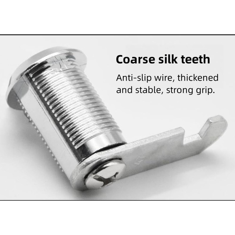 5PCS Cam Locks 1" Cabinet Thumb Lock for Camper, Trailer,