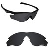 Alphax Stealth Black Optimized Polarized Engraved Replacement Lenses for Oakley