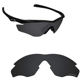 Alphax Stealth Black Optimized Polarized Engraved Replacement Lenses for Oakley M2 Frame OO9212